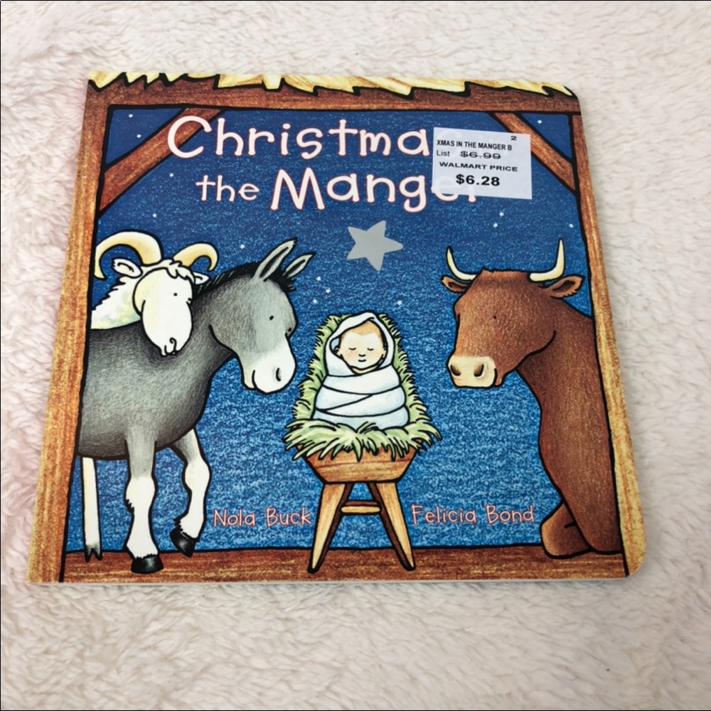 📚4/$12 Christmas in the Manger book NEW